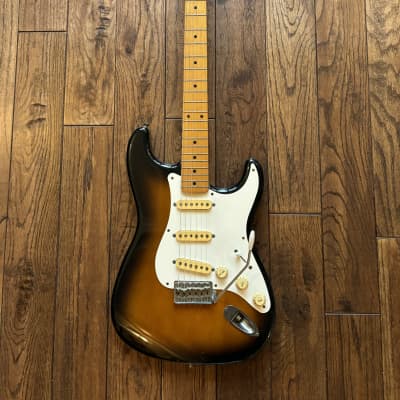 1989 Fender ST-57 Stratocaster 1957 Reissue Sunburst MIJ Fujigen Japan image 2