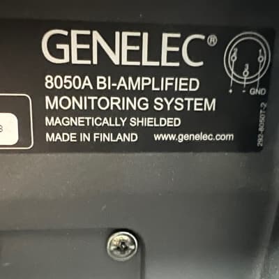 Genelec 8050A Bi-Amplified Wideband Monitoring System/Monitors, Pair image 5