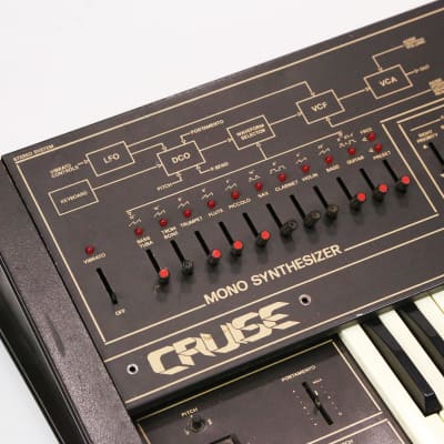 1983 Siel Cruise Vintage Analog Synthesizer Keyboard Rare Mono Synth Poly Hybrid Made in Italy image 7