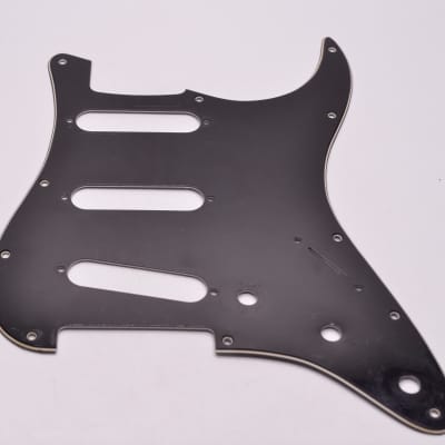1978-1979 Vinage Fender Stratocaster PICKGUARD Black Original 1970's Strat 1973 1974 1975 1976 1977 image 9