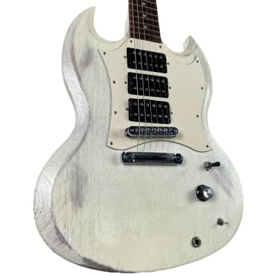 Gibson SG Special 3 pickup 2007 - Faded worn white image 2