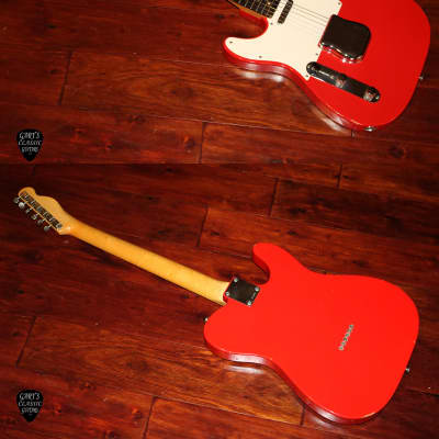 1960 Fender Slab Board Telecaster Rare Duco Red Lefty image 5