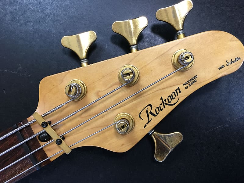 KAWAI ROCKOON RB-61PJ Schaller Used Bass Guitar Natural