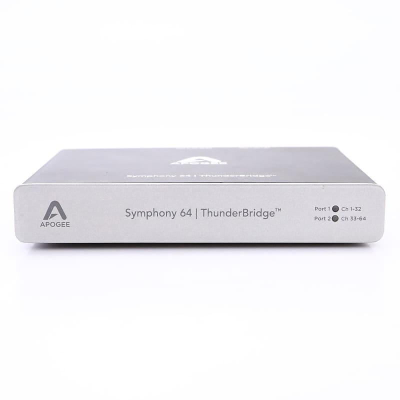 Apogee Symphony 64 Thunderbridge Thunderbolt Audio Interface w