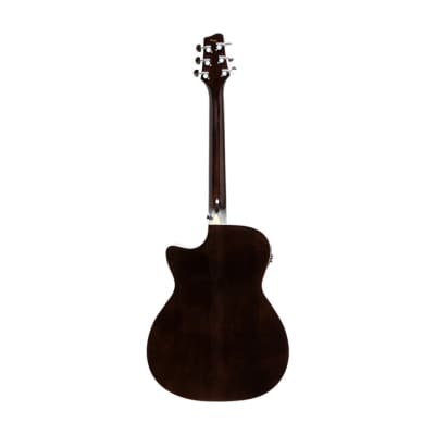 Stagg SA35 ACE-N Cutaway acoustic-electric auditorium guitar, natural colour image 3