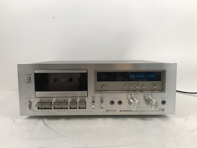 Pioneer CT-F650 4-Track Stereo Cassette Tape Deck (1979 - 1981) image 1