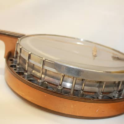 Vintage 1925 Paramount Style 'A' William L. Lange 4-String Tenor Banjo image 6