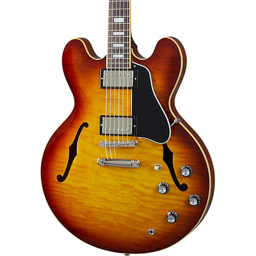Gibson ES-335 Figured Iced Tea w/case image 1