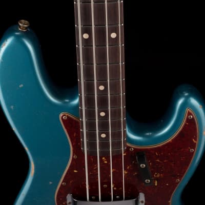 Fender Custom Shop 1960 Jazz Bass Relic Aged Ocean Turquoise image 3