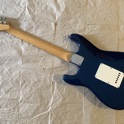 Rockoon Schaller Strat type electric guitar 1987 - Transparent Blue,  Kawai made in Japan Very Good Condition with Gigbag image 14