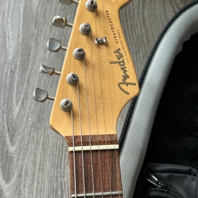 Fender Limited Edition John Mayer Stratocaster 2005 - Charcoal Frost Metallic with Racing Stripe image 5