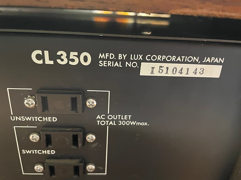 Luxman CL-350 | Reverb Luxman CL-350 | Reverb