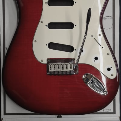 Fender Squier Standard Stratocaster 2013 Semi-Loaded Body Crimson Burst FMT image 1
