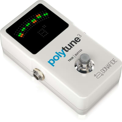 TC Electronic POLYTUNE 3 Ultra-Compact Polyphonic Tuner with Multiple Tuning Modes and Built-In BONAFIDE BUFFER for sale