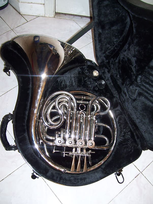 New Double French horn, with case, Silver | Reverb