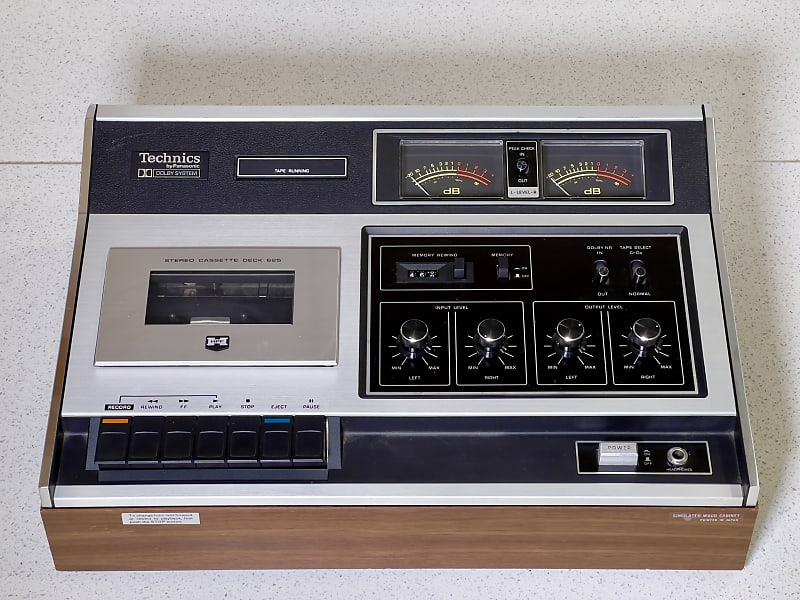 Technics-Panasonic RS-625 Top-Loader Tape Deck (1976 Vintage Japanese) RARE