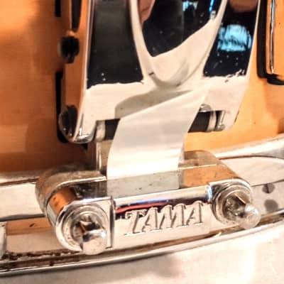 TAMA UTILITY SNARE DRUM-NATURAL LACQUER 10 LUGS FRE SHIP CUSA! image 8