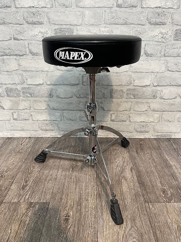 Mapex Drum Stool / Heavy Duty Hardware / Leather Effect Top Reverb