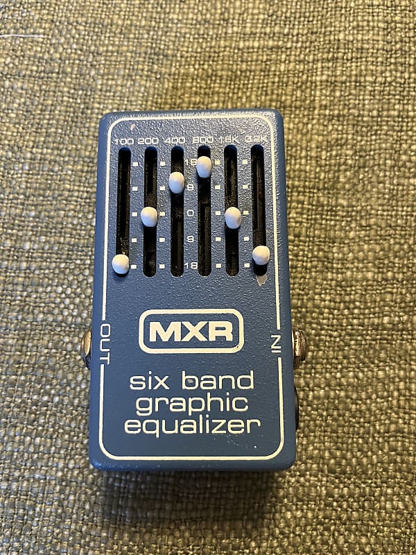 MXR MX-109 Six Band Graphic Equalizer 1976 - 1984 - Blue | Reverb