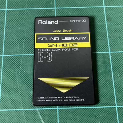 Roland SN-R8-02 Jazz Brush ROM CARD for ROLAND R8 R-8 MKⅡ