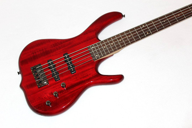 Ken Smith Design Burner Ignition 5 String Red Electric Bass
