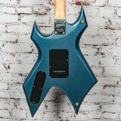 BC Rich - Platinum Series Warlock MIK - Solid Body HH Electric Guitar, Ice Blue Met. - x2080 - USED image 10