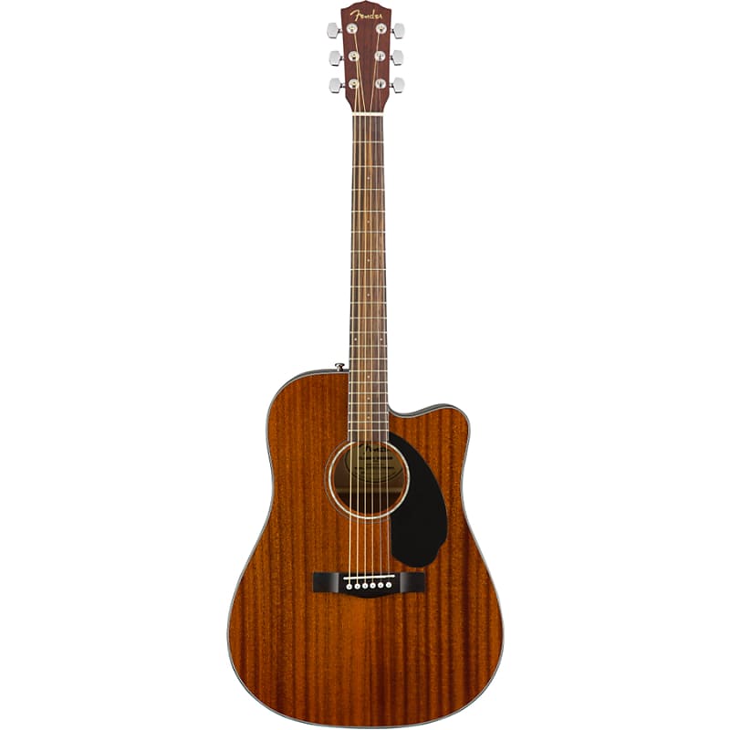 Fender CD-60SCE Acoustic-Electric Guitar - All-Mahogany image 1