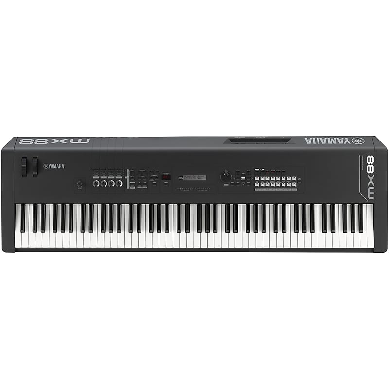 Yamaha MX88 88-Key Graded Hammer Standard Synthesizer Controller Keyboard Black image 1