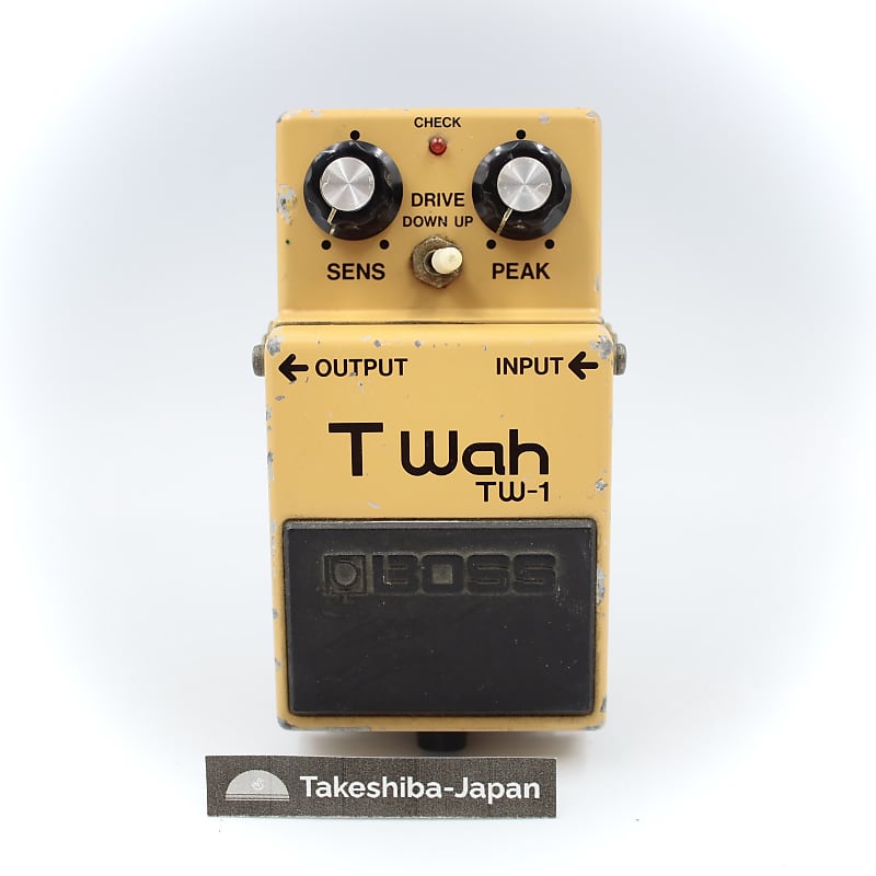 Boss TW-1 T Wah 1985 Made in Japan ACA Vintage Guitar Effect Pedal 602100