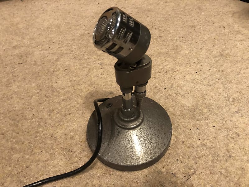 Reslo Dynamic Mic 1960s? Chrome / grey Reverb UK