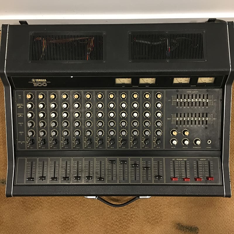 YAMAHA EM-300 ミキサー AMPLIFIER アンプ Yamaha EM 300 Mixer Black | Reverb