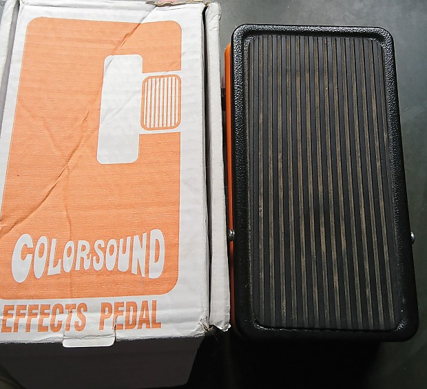 Colorsound Wah Wah 1990's - Yellow | Reverb