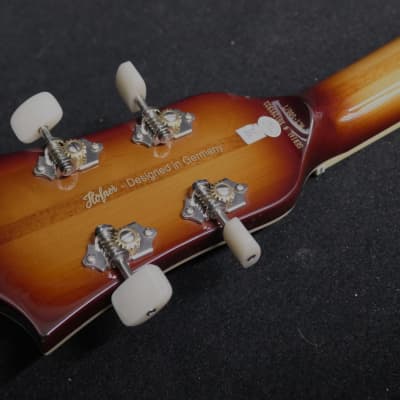 Hofner Verythin HCT-500/7-SB Contemporary Series Short Scale Bass Guitar Super Slim SUPER Flame image 10