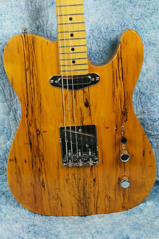 VZ Custom Guitars Spalted Maple Top T-Style image 1