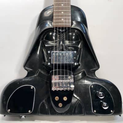 Electric guitar made out of a vintage darth vader star wars action figure case The Vadercaster 2019 image 1