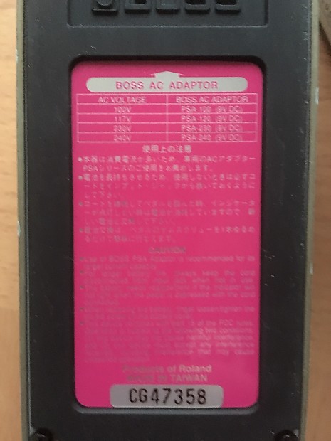 Boss CE-5 Chorus Ensemble Pink Label, Made In Taiwan | Reverb