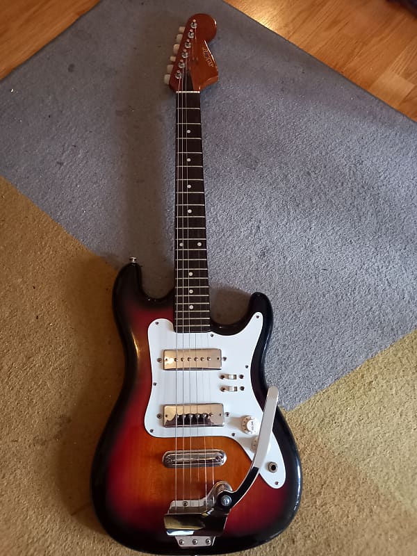 Teisco Satellite 65T 1970s/ 80s - Sunburst | Reverb