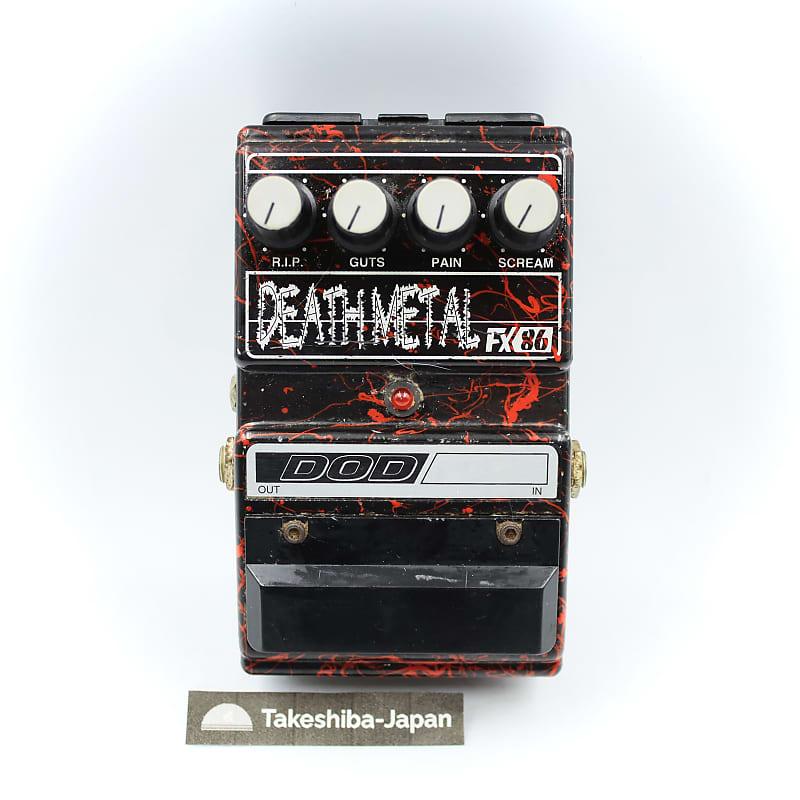 ギター DOD FX86B DEATH L MADE IN USA DOD FX86B Death Metal Distortion - Effects Pedals