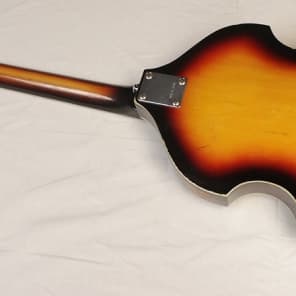Vintage Univox 'Lectra Violin Bass Guitar, Japan, MIJ, Beatles Hofner Style image 7