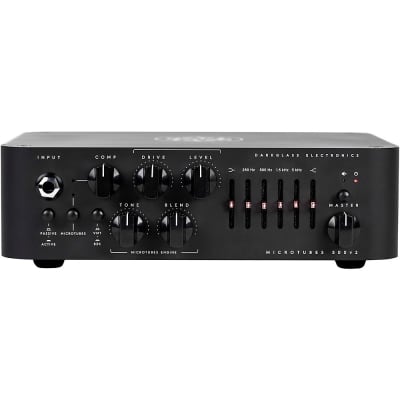 Darkglass Microtubes Infinity Distortion Effects Pedal Black