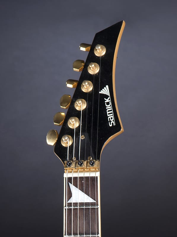 Samick KJ-640 1990 Red see through tiger maple top 1990 Samick KJ-640 1990 Red see through tiger maple top 1990