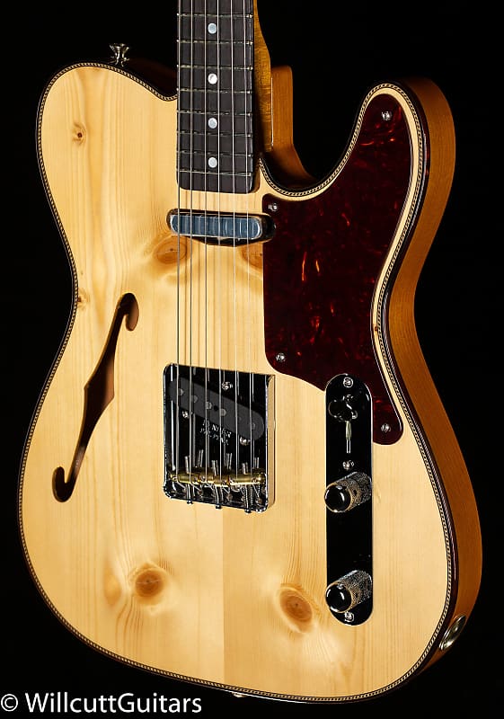 Fender Custom Shop Artisan Knotty Pine Tele Thinline AAA Rosewood Fingerboard Aged Natural (311) image 1