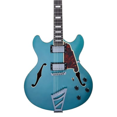 D'Angelico Premier DC w/ Stairstep Tailpiece - Ocean Turquoise image 3