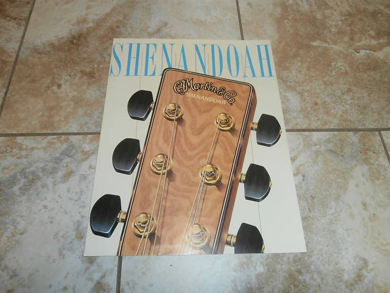 Vintage 1989 Martin Shenandoah Guitar Catalog! Rare, Original Reverb