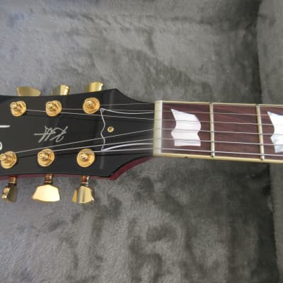 ESP KH DC Kirk Hammett Signature See thru Black Cherry image 5
