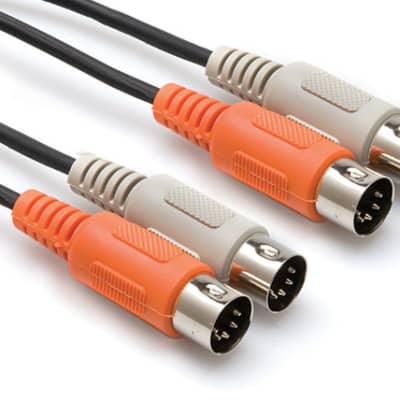 Hosa MID-202 Dual Midi Cable 2m image 1