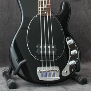 1997 Ernie Ball/Musicman Stingray 4 Bass Black w/case Black image 1