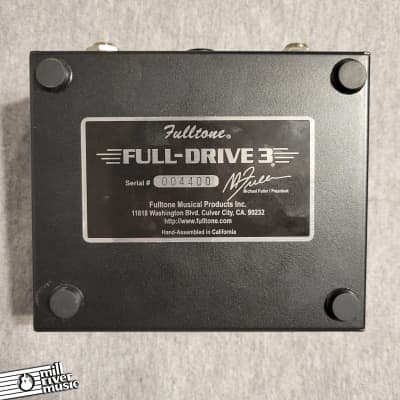 Fulltone Full-Drive 3 Overdrive Effects Pedal w/ Box Used image 4