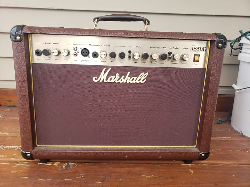 Marshall Acoustic Soloist AS50R 2-Channel 50-Watt 2x8" Acoustic Guitar Combo image 1