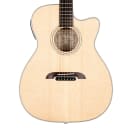 Alvarez WY1 Yairi Folk Cutaway Acoustic-Electric Guitar (with Case), Natural, Blemished